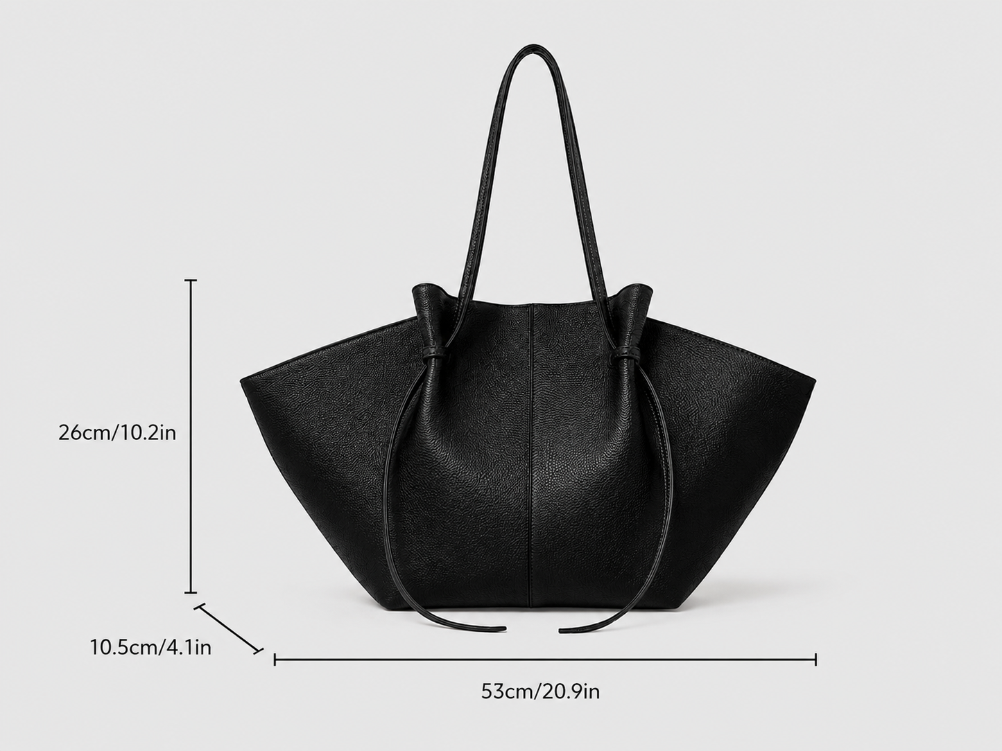 Muse Tote - Charcoal Black
