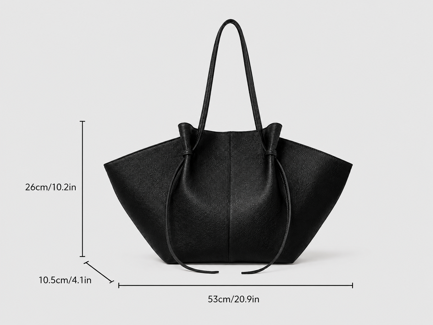 Muse Tote - Charcoal Black