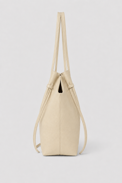 Muse Tote - Pearl White