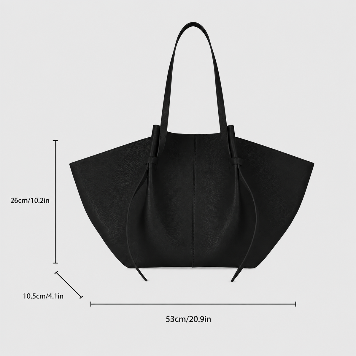 Muse Tote - Charcoal Black