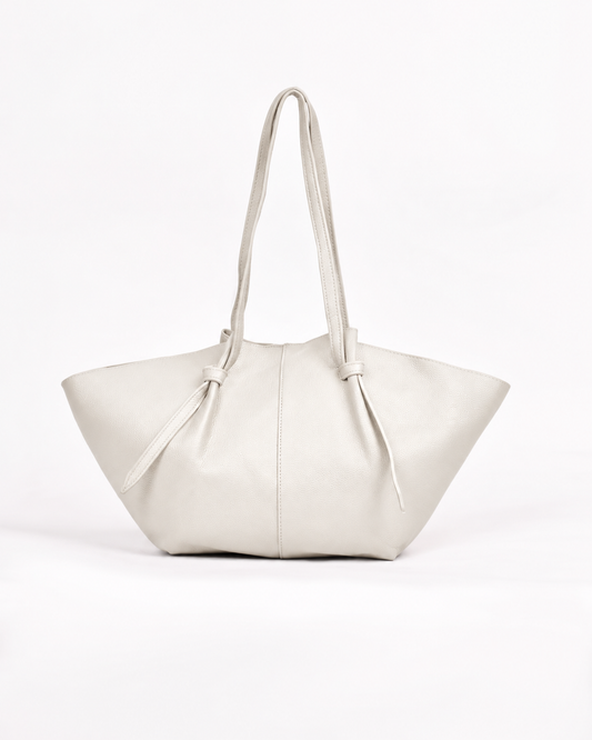 Muse Tote women's tote bag in Pearl White